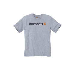 T-SHIRT RELAXED FIT HEAVYWEIGHT SHORT SLEEVE LOGO GRAFIC HEATHER GREY 
